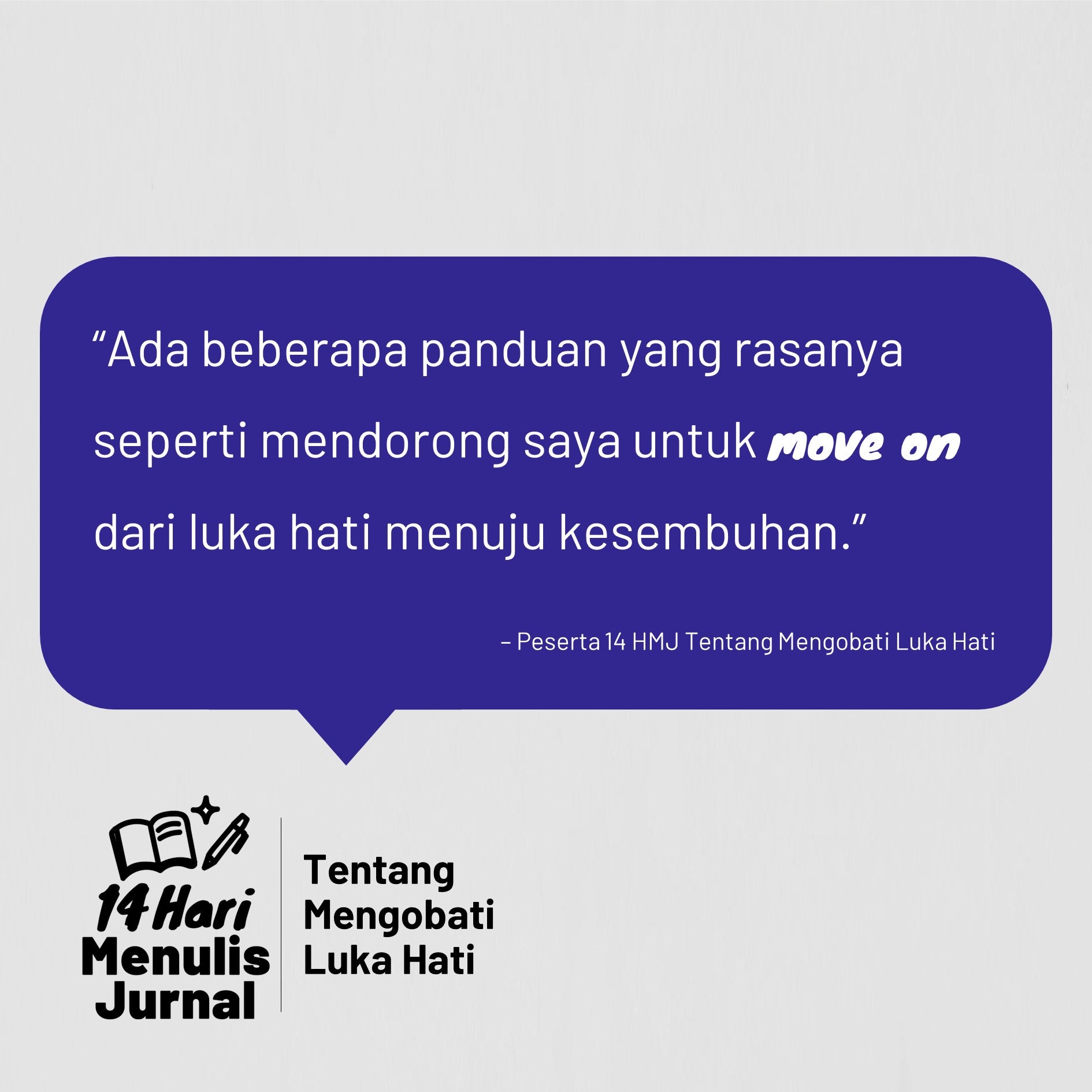 14 Hari Menulis Jurnal: Luka Hati