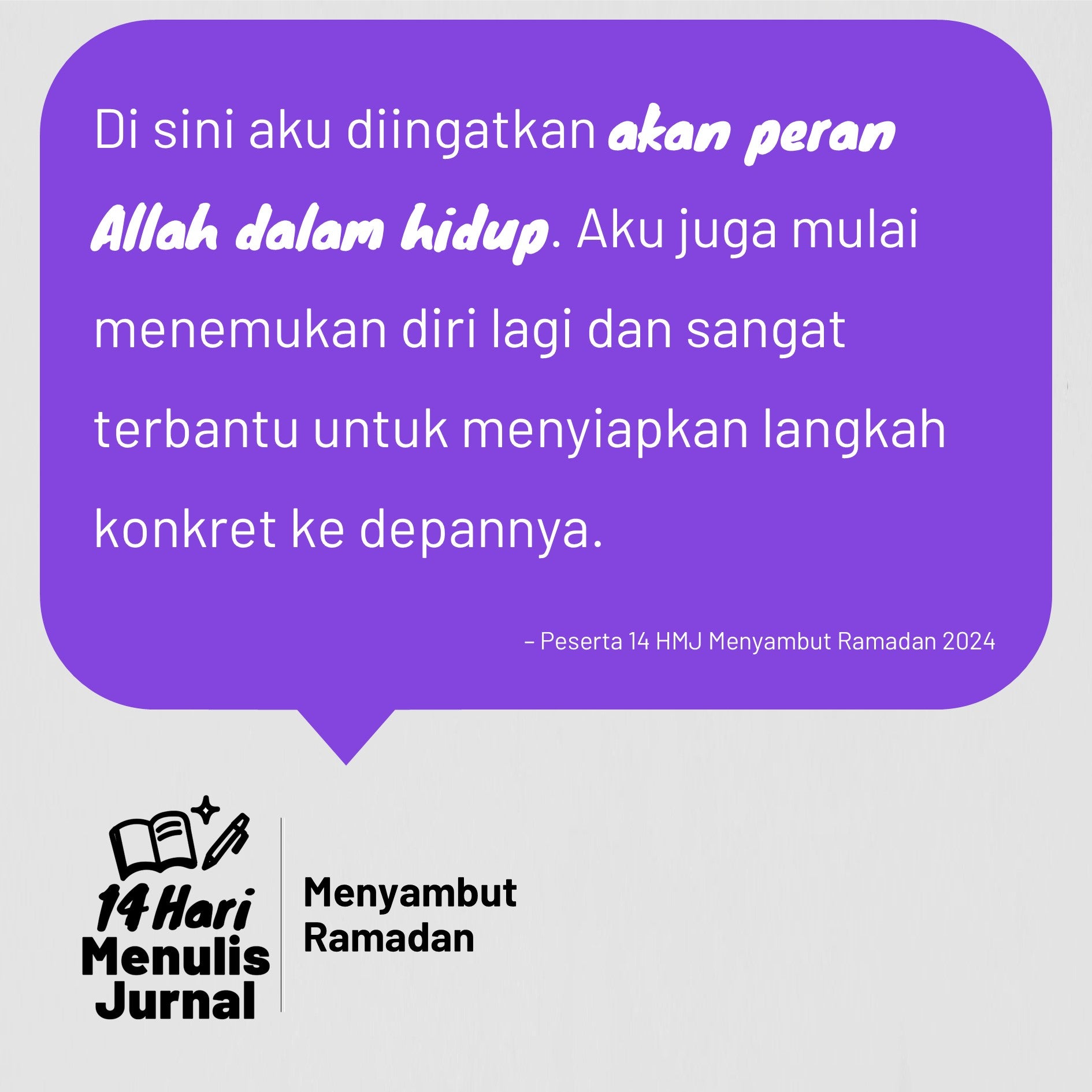 14 Hari Menulis Jurnal: Ramadan