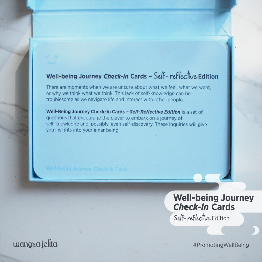 Well-Being Journey Check-In Cards - Self Reflective edition