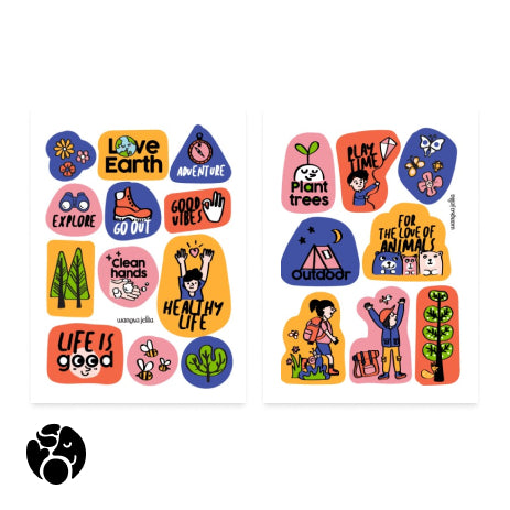 Wangsa Jelita Well-Being Journey Sticker