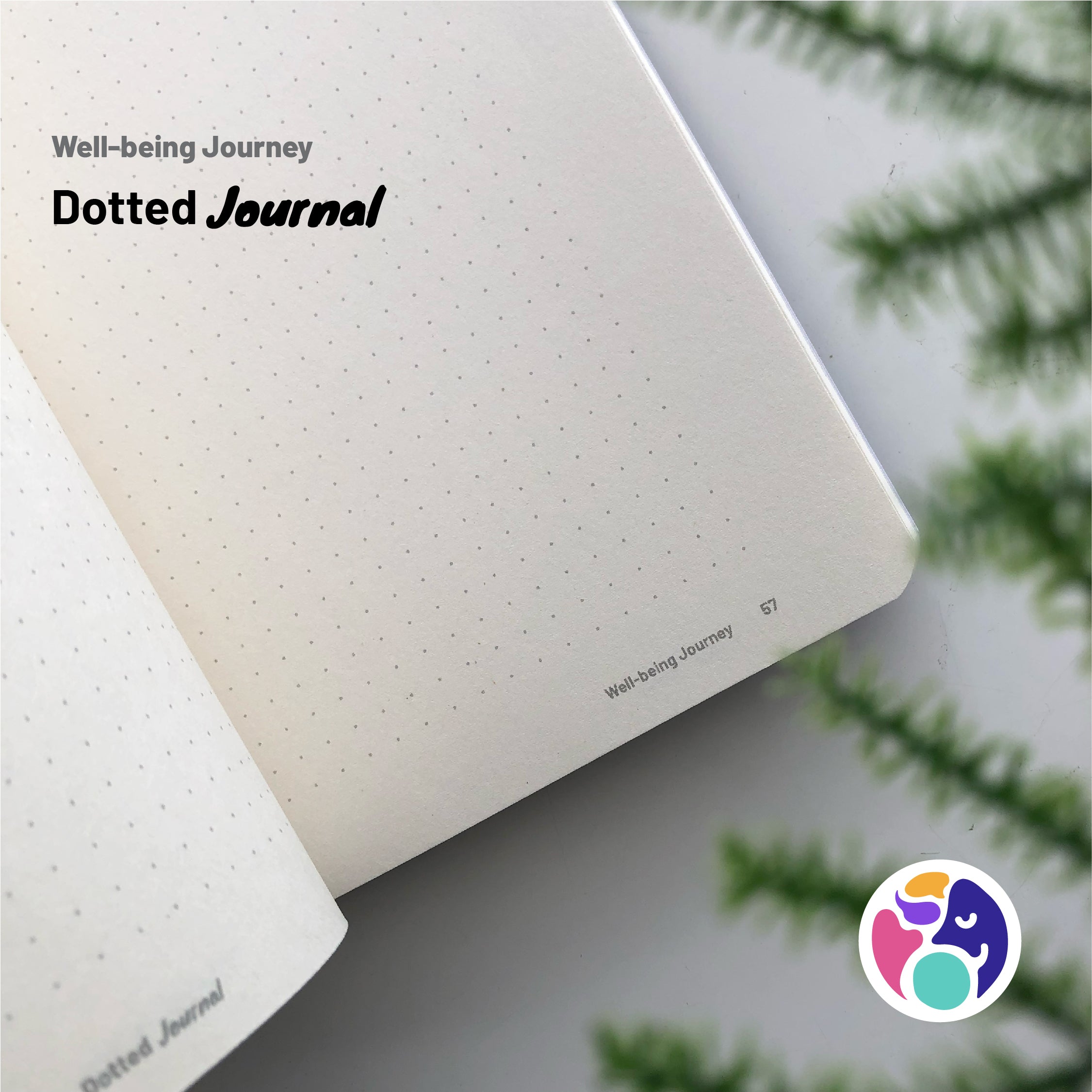 Well-being Journey Dotted Journal Soft Cover