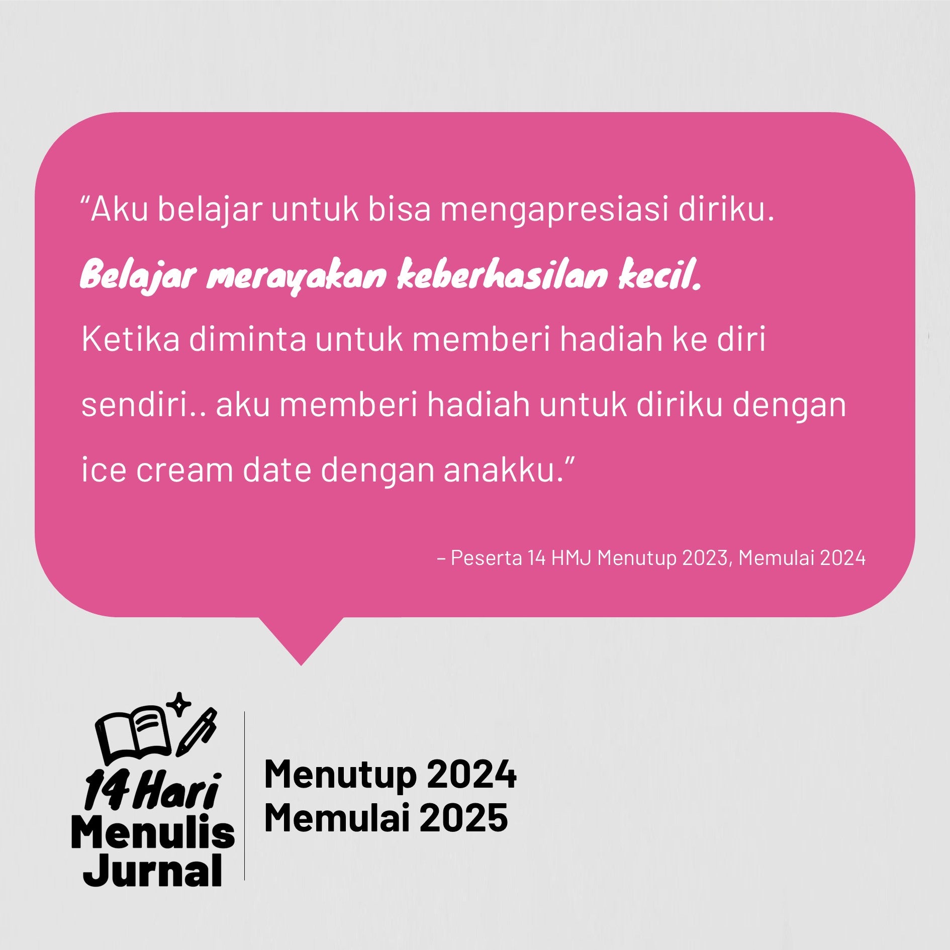 14 Hari Menulis Jurnal: Akhir Tahun