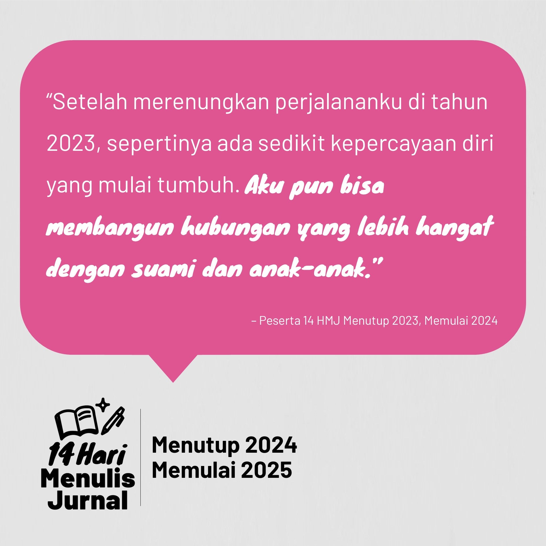 14 Hari Menulis Jurnal: Akhir Tahun
