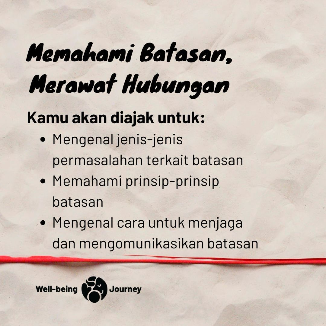 Kelas Menulis Jurnal: Memahami Batasan, Merawat Hubungan