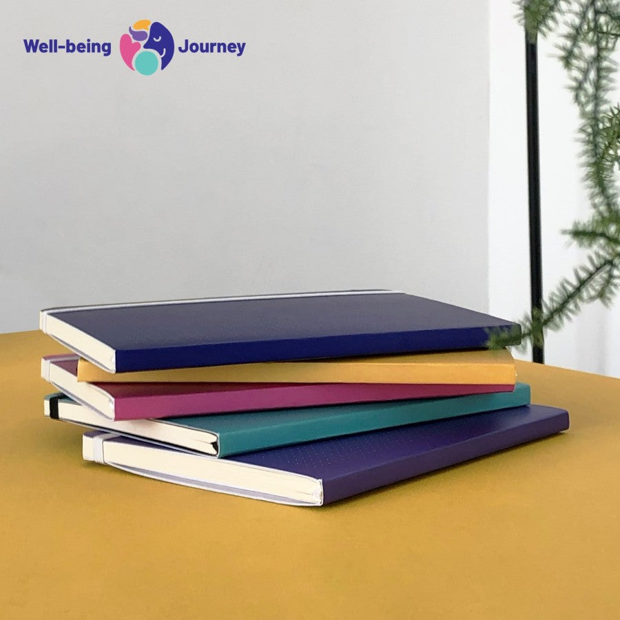 Well-being Journey Dotted Journal Soft Cover