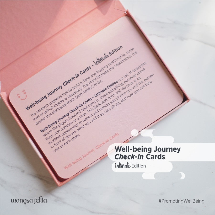 Well-Being Journey Check-In Cards - Intimate edition